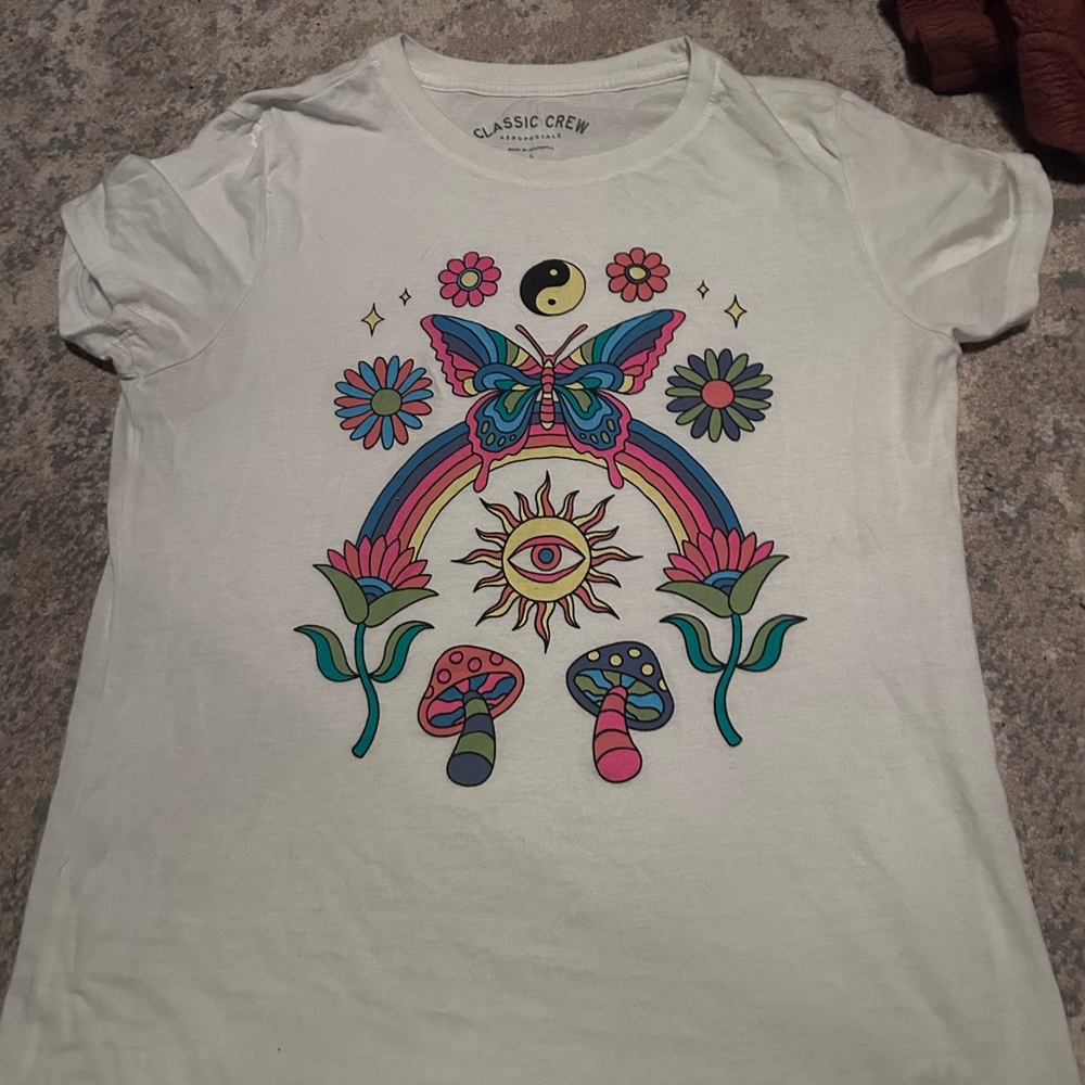 Classic Crew White Graphic T-Shirt